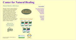 Desktop Screenshot of centerfornaturalhealing.com